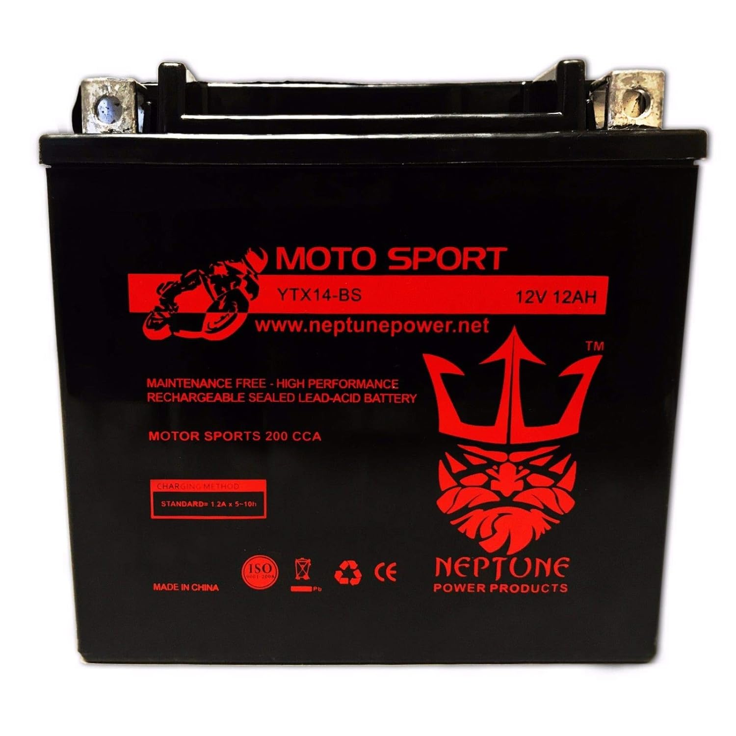 Amazon.com: ATV Battery YTX14-BS for Honda TRX 500 420 450 350 300 ...