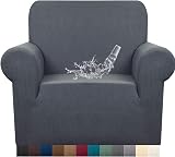 Granbest Premium Water-Repellent 1 Seater Armchair Slipcover Grey