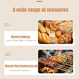 YMTWSRY 4pcs Pastry Brush Wood Silicone Basting BBQ Baking Cake Meat Desserts view 5