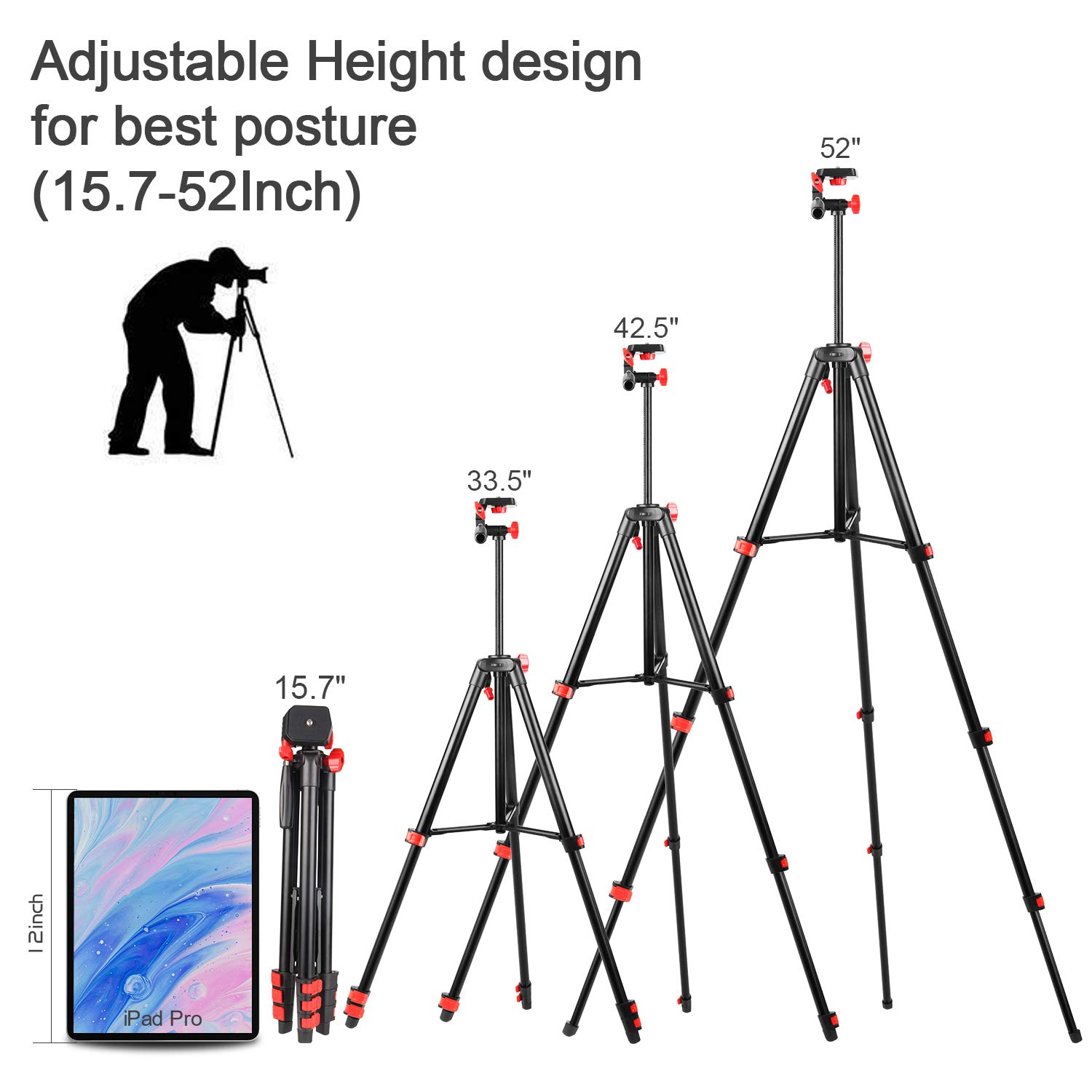 ZoMei Phone Tripod, 52\