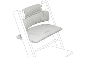 Stokke Tripp Trapp Classic Cushion 2, Nordic Grey - Pair with Tripp Trapp Chair or High Chair for Support & Comfort - Machine Washable