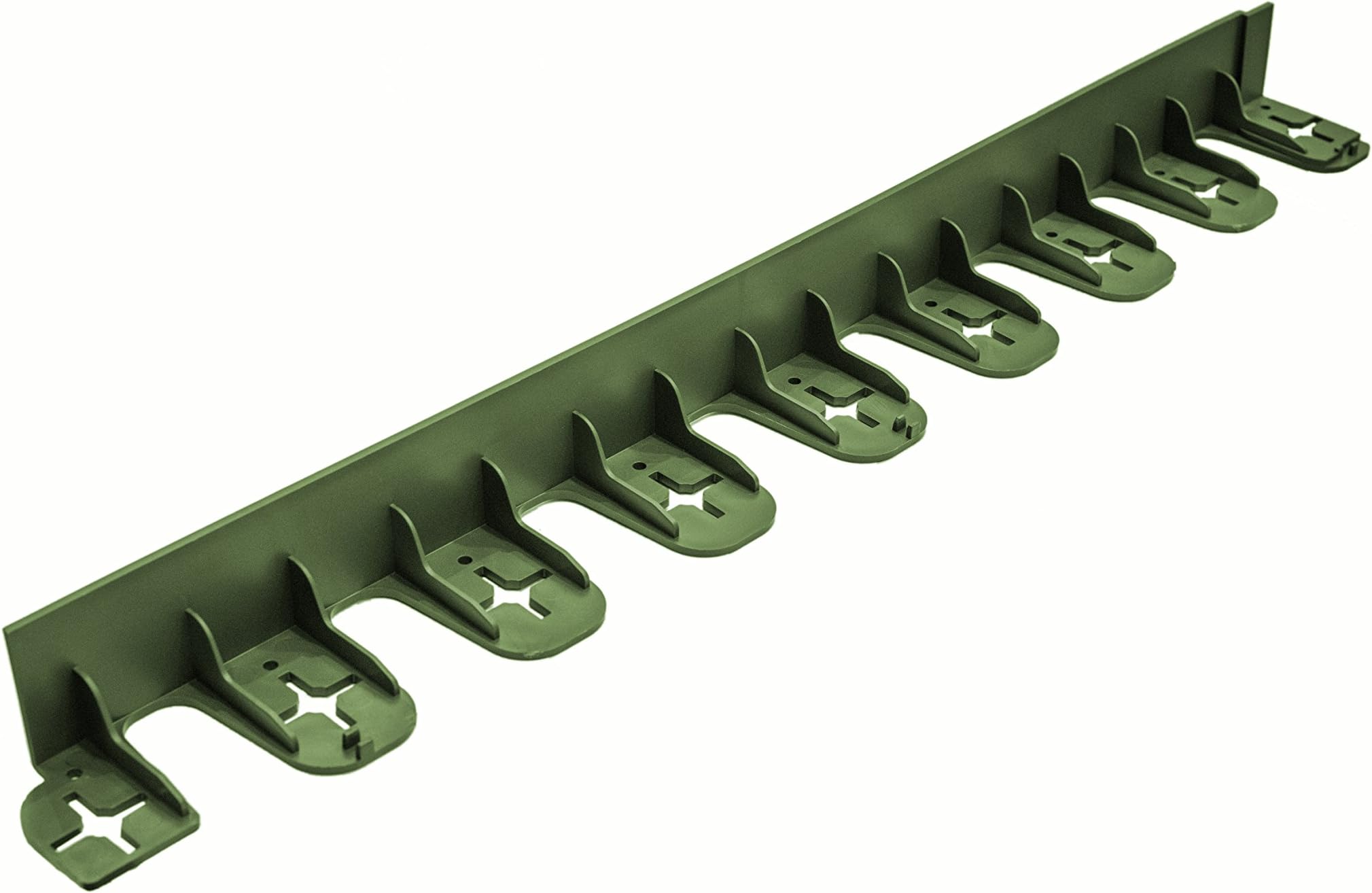 Lawn edging, bed edging, bed edging, PE/PP 60mm green, edging garden bed or gravel bed
