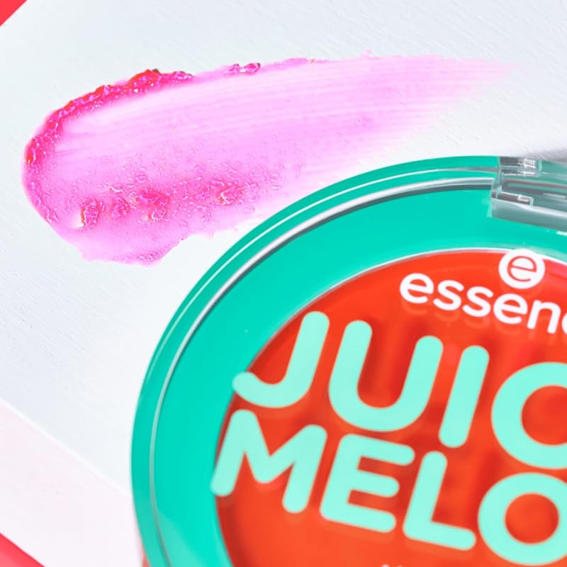 Essence JUICY MELON Bálsamo de cor labial e bochecha, adaptação de cor, efeito de tonalidade, resultado imediato (3g)