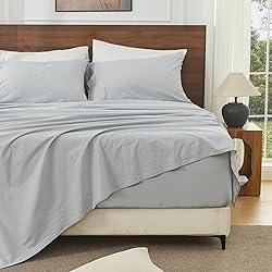 Bedlifes 100% French Linen Sheets Queen Size