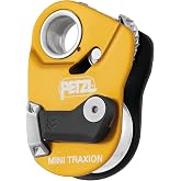 Petzl MINI Traxion Pulley - Openable Progress Capture, Yellow