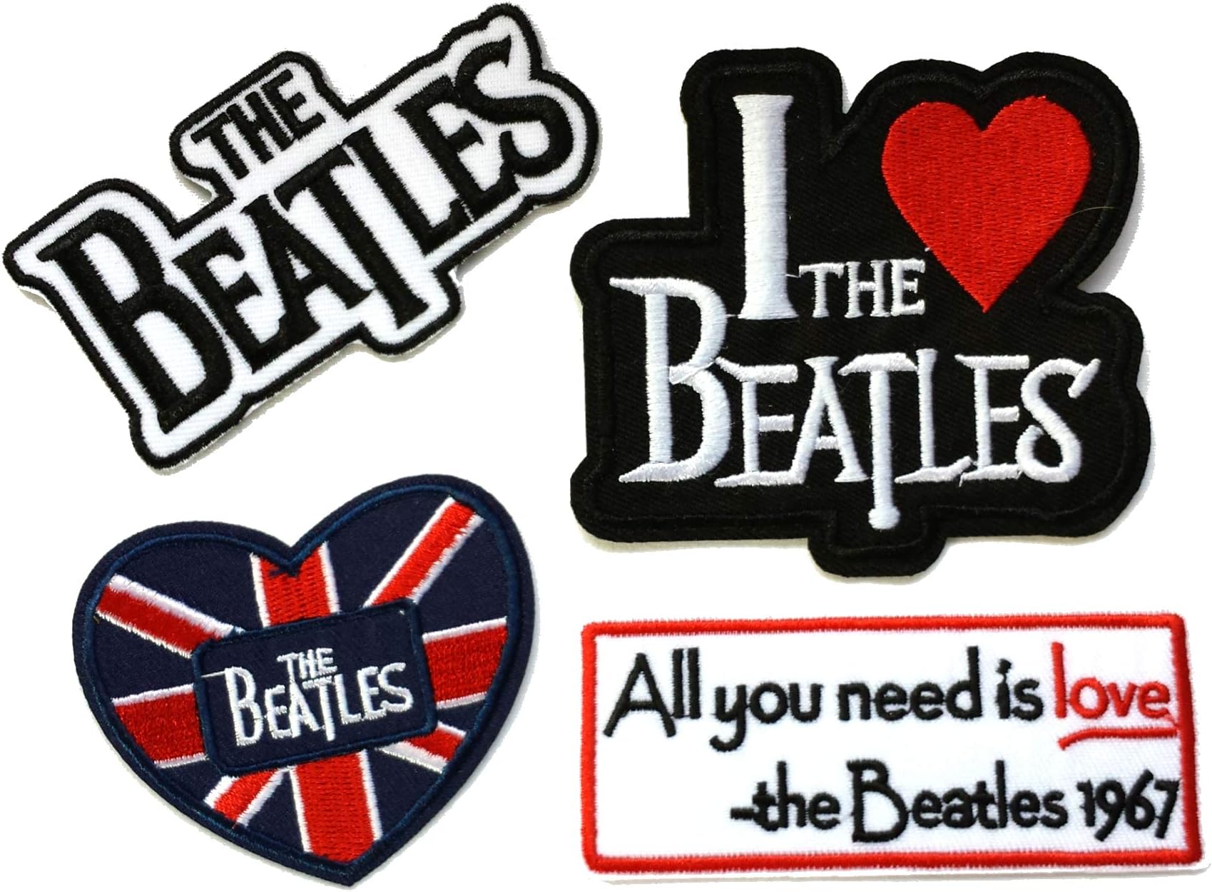 InspireMe Family Owned 4 Pcs Music Rock Band Embroidered Patch