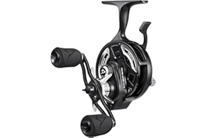 Piscifun ICX Frost II Ice Fishing Reel with Bait Clicker, Inline Reel with No Line Twist & Magnetic Anti-Drop System, 7+1 Shielded BB, 2.7:1 High Speed Ratio, Left, Right, Black