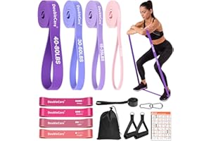 12 PCS Resistance Bands Set,Exercise Bands for Women,Skin-Friendly Loop Resistance Band for Working Out,Home Fitness,Stretchi