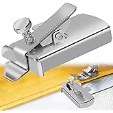 TIGARI Magnetic Seam Guide for Sewing Machine, Magnetic Sewing Guide with Clip, Multifunctional Ruler, Hemmer Guide, Seam Guide, Hem Guide for Walking Foot Sewing Machine, Sewing Supplies Accessories