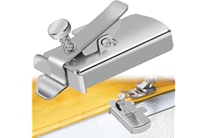 TIGARI Magnetic Seam Guide for Sewing Machine, Magnetic Sewing Guide with Clip, Multifunctional Ruler, Hemmer Guide, Seam Guide, Hem Guide for Walking Foot Sewing Machine, Sewing Supplies Accessories