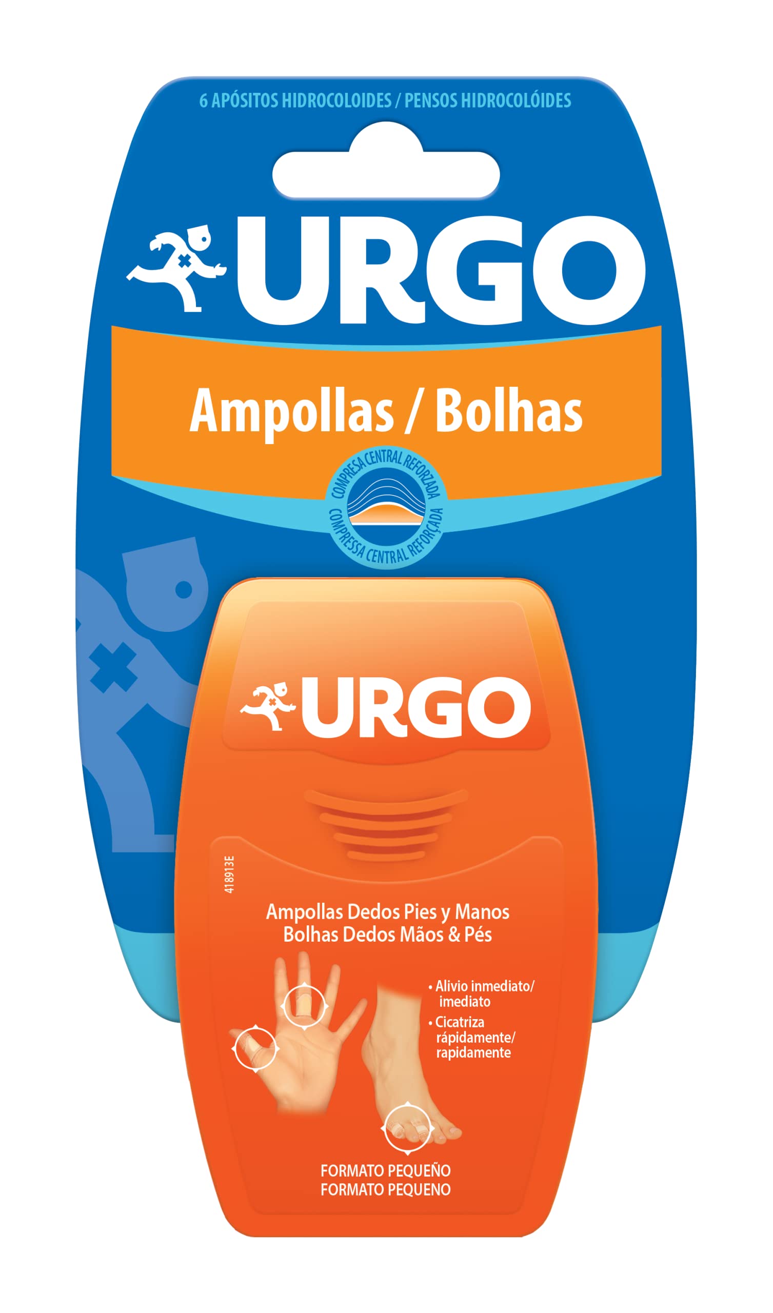 Urgo Urgo Blisters Fingers, Feet and Hands 6 Gel Dressing – 1 Unit