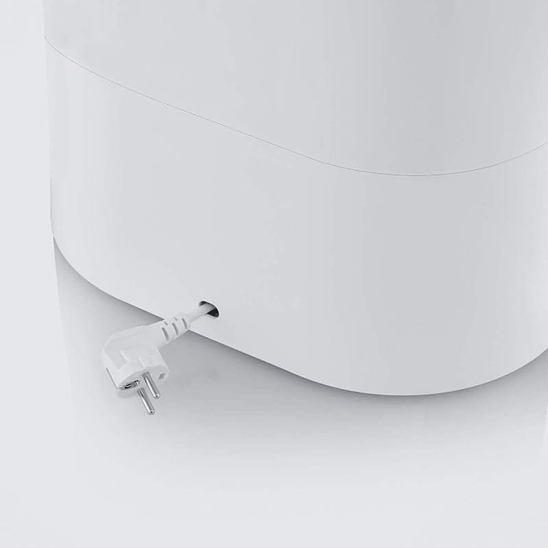 - Cafeteira de gotejamento duplo até 16 chávenas, cafeteira compacta com filtro / cafeteira americana com 2 garrafões térmicos, com desligamento automático, branca, KA 9314