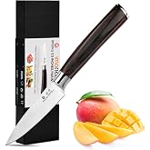 imarku Paring Knife 3.5 Inch, Japanese High Carbon Stainless Steel | Ultra Sharp Fruit Knife, Small Kitchen Knife for Peeling Fruits, Ergonomic Pakkawood Handle, Unique Gifts for Men and Women