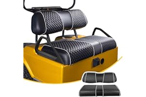 NOKINS Golf Cart Seat Cover for Club Car Precedent DS EZGO RXV TXT Yamaha Drive