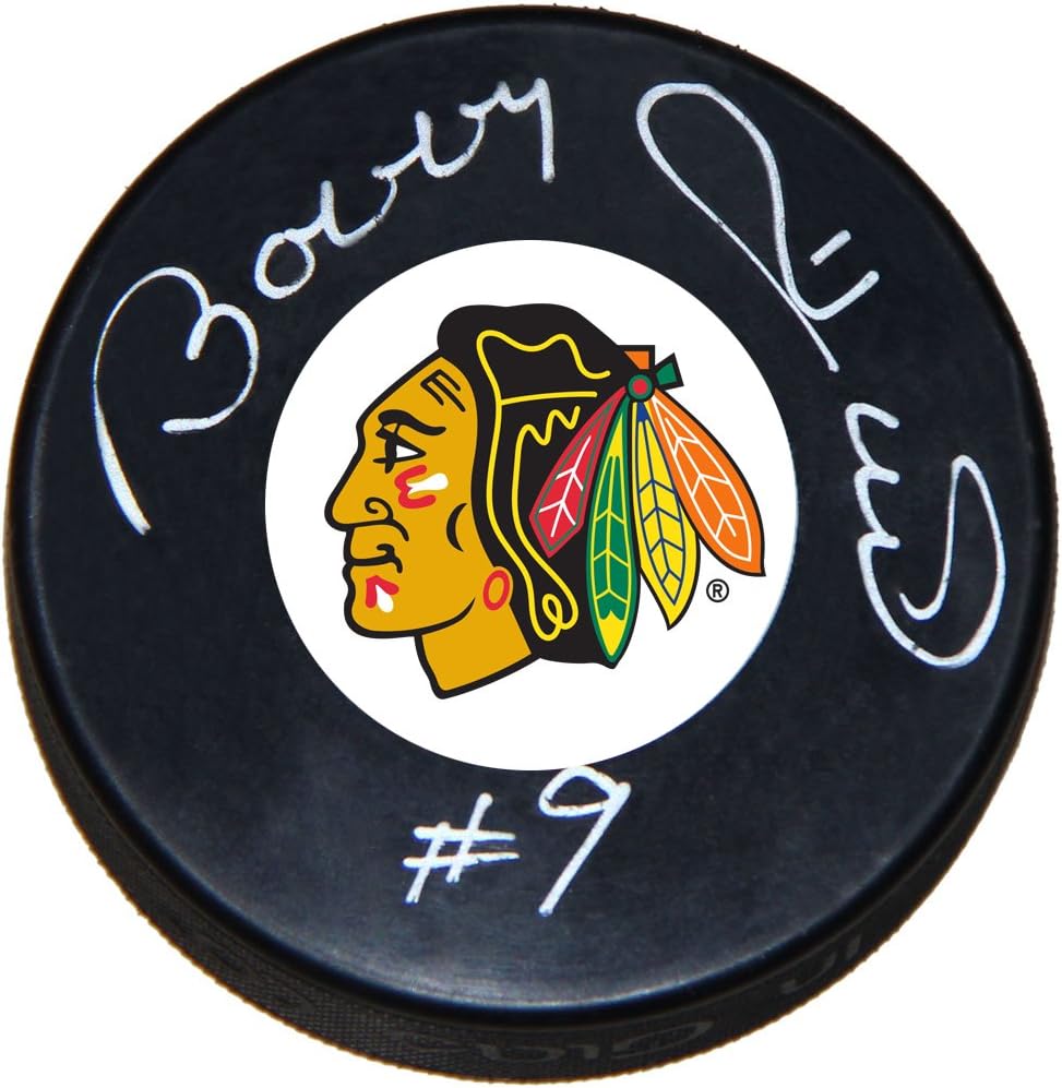 Bobby hull signed puck Clearance