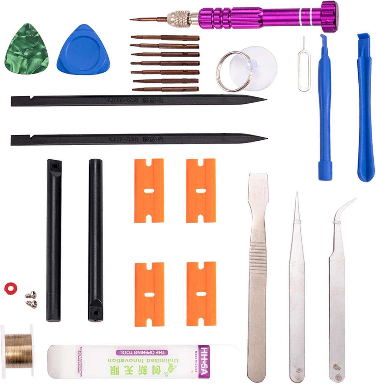 QILICZ Screwdriver 25-piece Screwdriver set Mini Screwdriver Set Tool Set Repair Tool for Electronics PC Glasses Cell Phone Laptop Watch