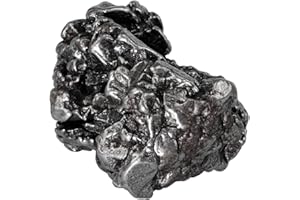 PHEEYA Large Massive 10-330 Grams Meteorite Specimen, Campo Del Cielo Meteorite with Gift Box, Moon Rock Sample, Astronomy Gifts for Space Fans, Great for Science Classrooms, Rocks Collection