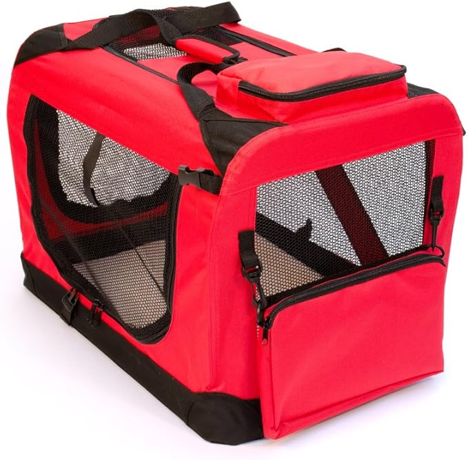 soft dog crate argos