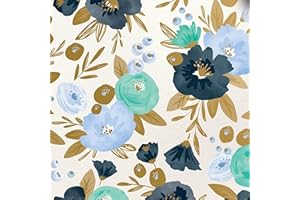 Colors of Rainbow Beautifully Designed Print Tissue Paper (50 Sheets, 20 inch X 14.5 inch) for Decoupage Gift Wrapping Gift Bag Party Decoration Craft Project Handmade Items (Fresh Flower)