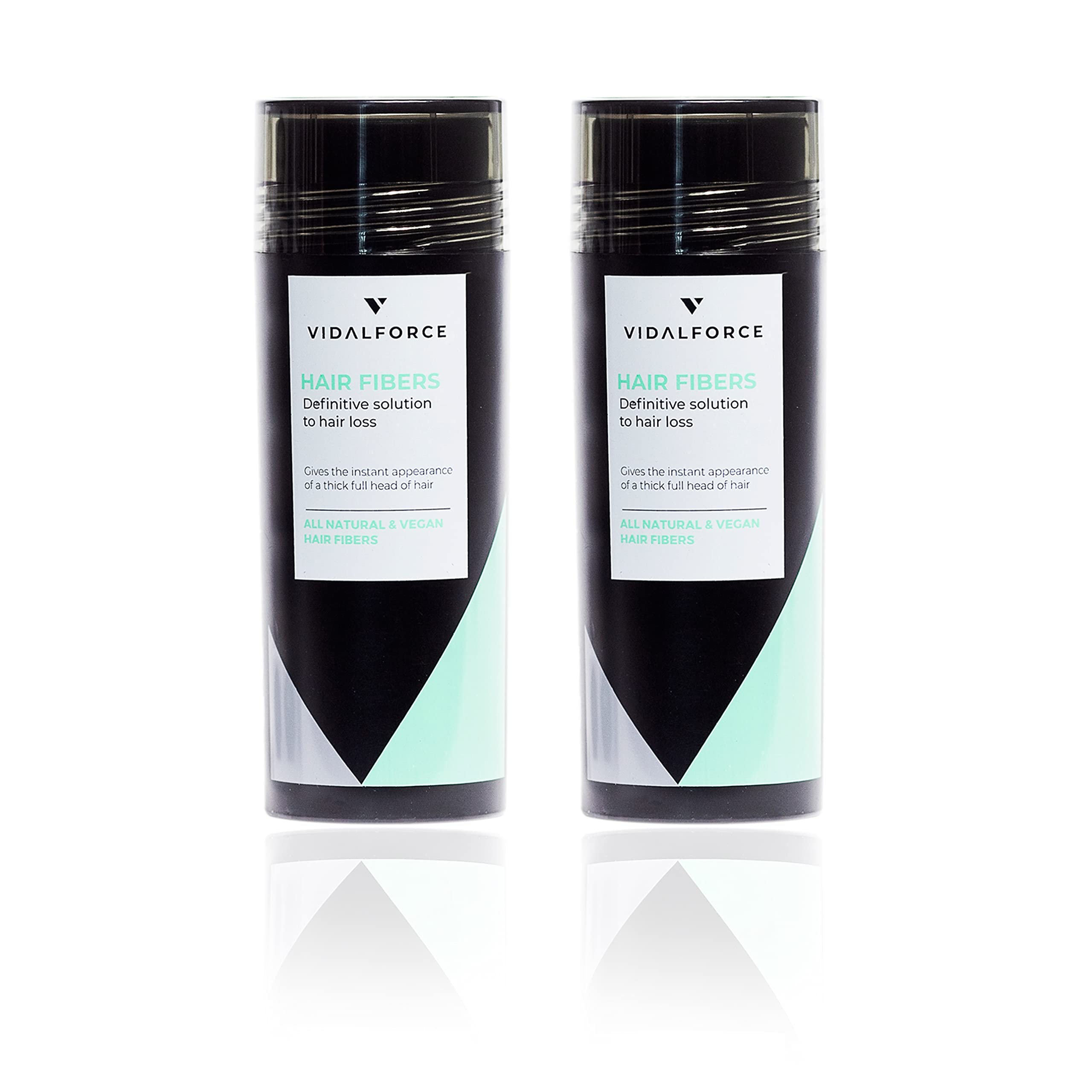 Natural Hair Fibers Pack 2 x 27.5g Dark Chestnut