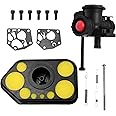 Anxingo Carburetor Replacement for B&S 795477 498811 795469 794147 699660 with 795083 Diaphragm with Air Filter for B&S 5099K