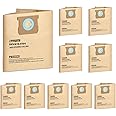 SpaceTent 10 Pack High Efficiency Replacement Filter Bags for DEWALT 6 to 10 Gallon Wet/Dry Vacs - Part # DEWALT DXVA19-4101