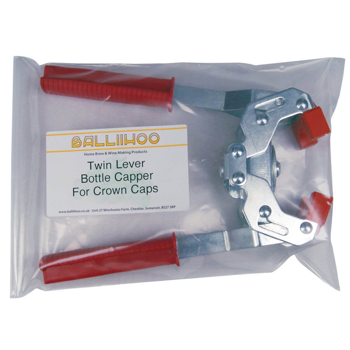 BALLIIHOO Twin Lever Bottle Capper for Crown Caps
