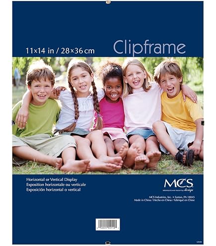 Amazon.com: MCS 11x14 Inch Glass Clip Frame (55114) : Home & Kitchen