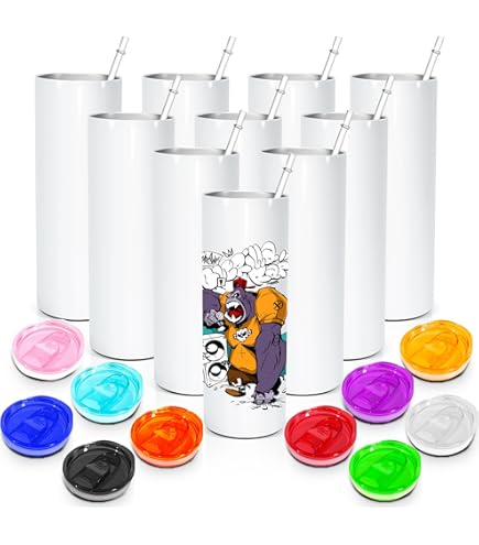 20 Oz Skinny Sublimation Speaker Tumbler – Midwest Tumblers