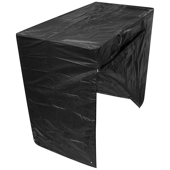 Woodside Abdeckplane für Dreisitzer-Hollywoodschaukeln - Wasserdicht - Schwarz