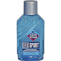 Aqua Velva Cooling Mens After Shave, Ice Sport, Vitamin E and Pro Vitamin B5, Soothes, Cools, and Refreshes Skin, 200 mL