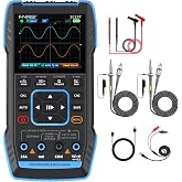 FNIRSI 2C23T Plus 3-in-1 10MHz Oscilloscope Multimeter DDS Signal Generator | 2CH Handheld Oscilloscope, 50MSa/s Sampling, 9999 Counts TRMS Multimeter, Auto Measurement for Automotive &amp; DIY Electronics