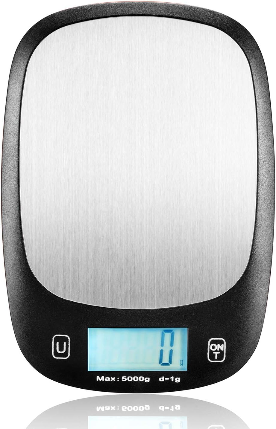 Keepax Digital Kitchen Scales - 11lb/5kg, 1g/0.1oz - High Accuracy Multifunction Food Cooking Scale with Fingerprint Resistant Coating … (Black10)