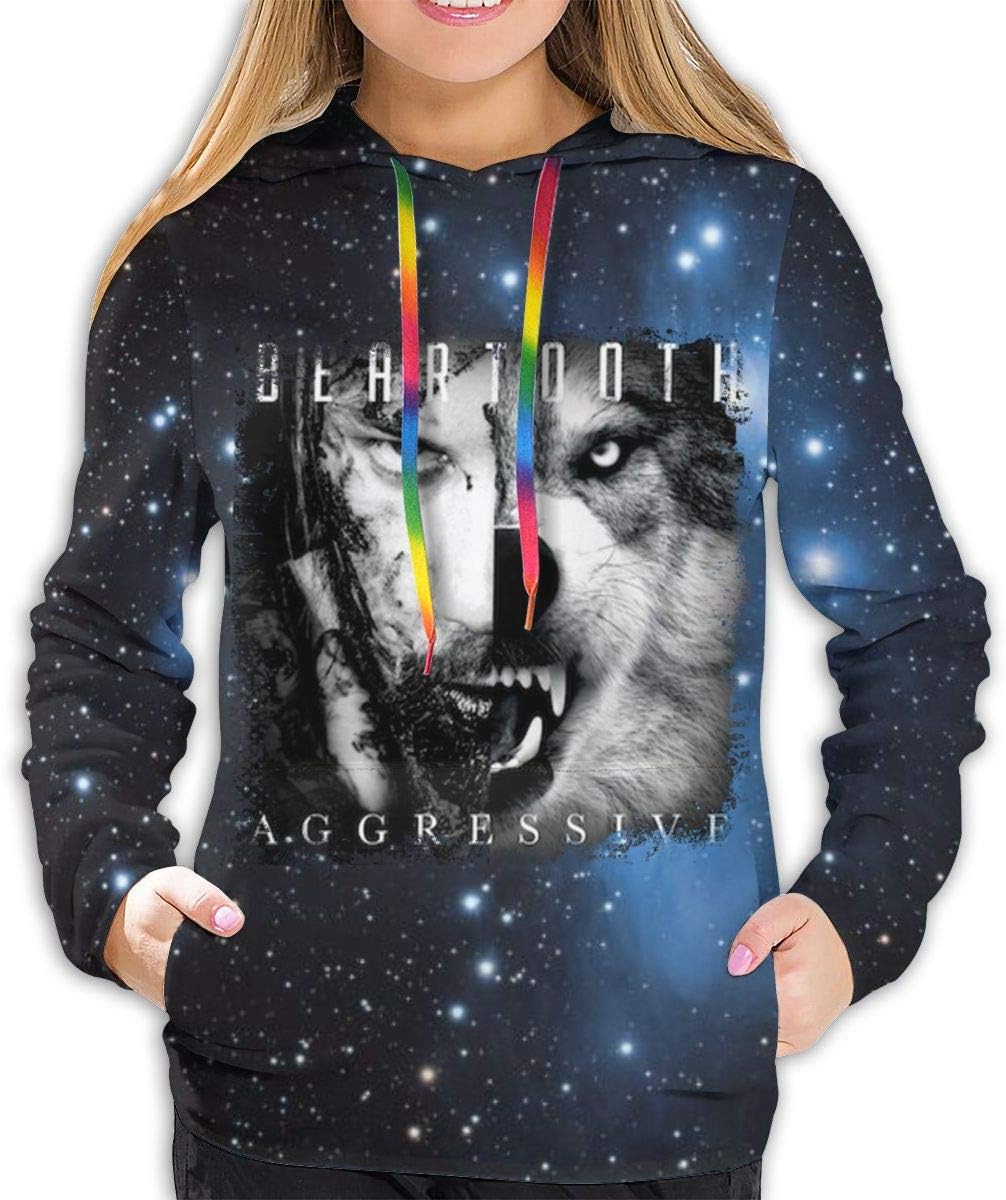 Hoodie Womens Hooded Sweatshirt Woman Drawstring Sweater Pullover with Pocket