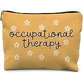 KBRCT Occupational Therapy Gifts, Occupational Therapist OT Gifts Makeup Bag for Women, Mental Health Psychology Gift Makeup Zipper Pouch