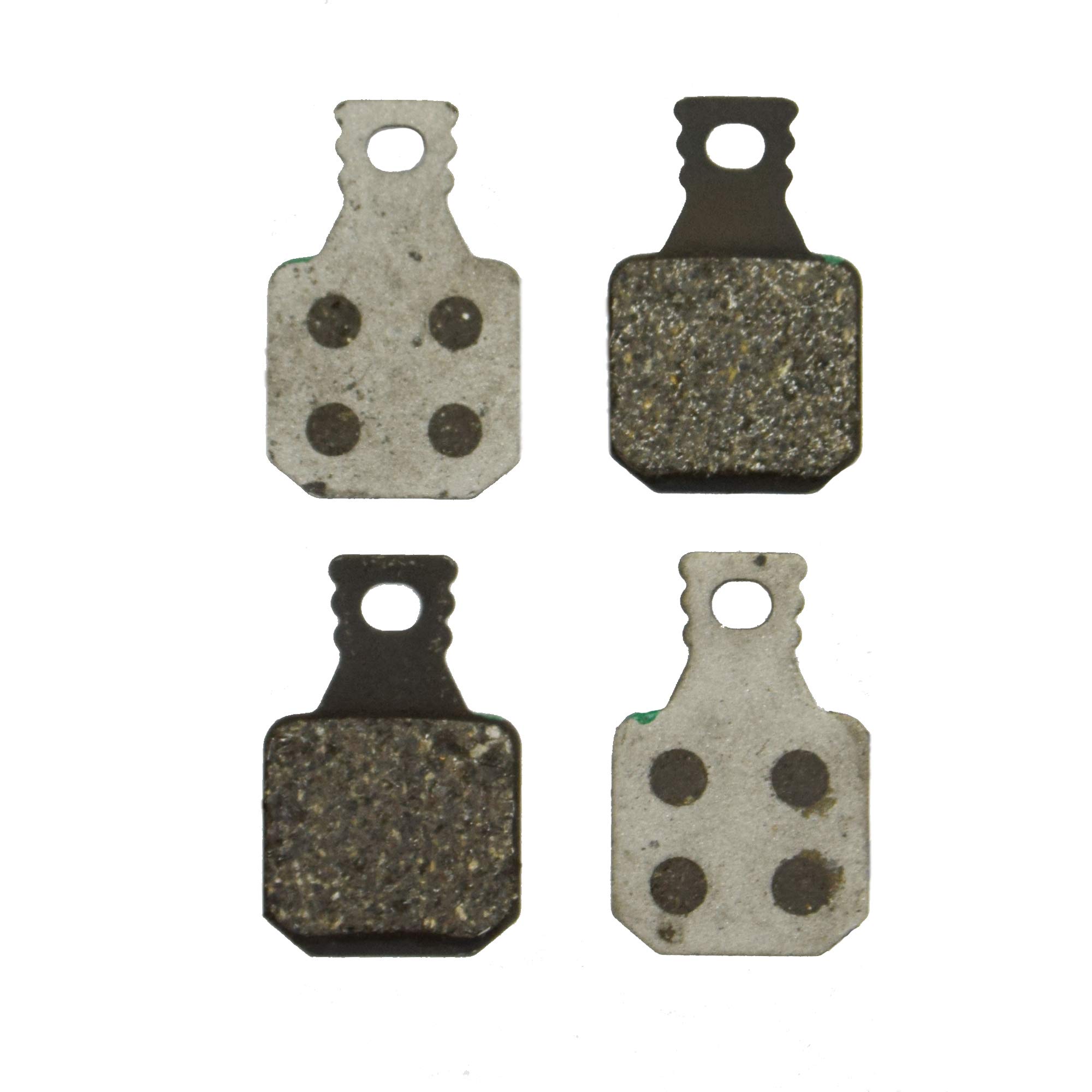 EBC Brakes CFA660/4 Disc Brake Pads, Compatible with Magura MT5/MT7, Green – Organic (Standard)