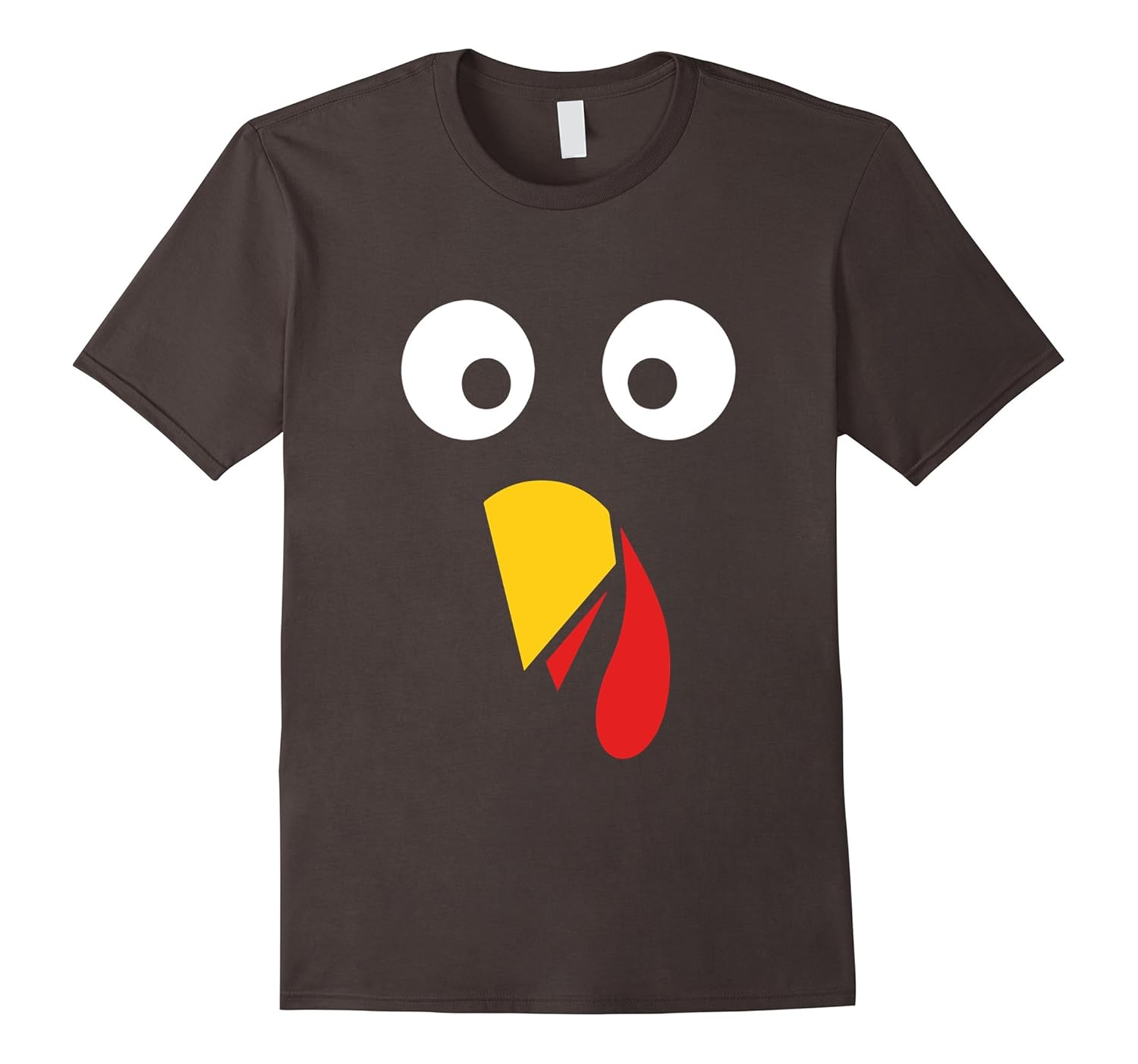 Turkey Face Thanksgiving T-Shirt-ANZ