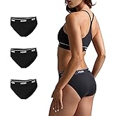 Woxer Women’s Seamless Bikini Underwear – Soft Modal, Chafe-Free, Moisture-Wicking Bikini Style Panties –Tag-Free Design