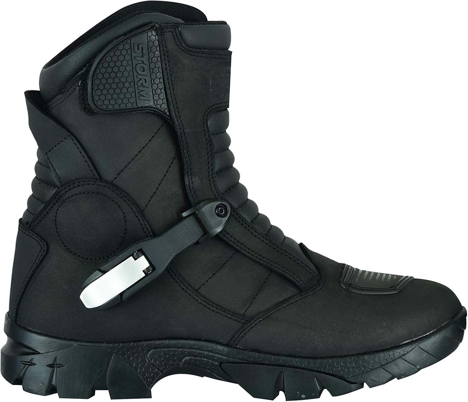 RAXID Motorbike Black Storm Adventure Waterproof Motorcycle Boots