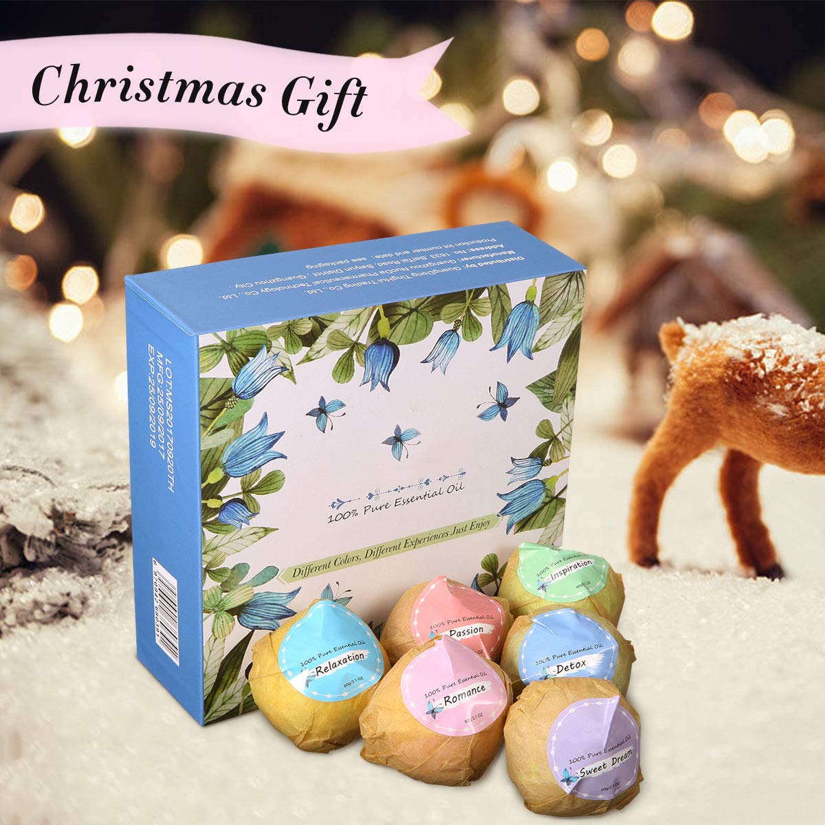 ESSORT Set Regalo Bombe da Bagno San Valentino Festa della Mamma, 9 × 60g Bath Bomb Handmade Creative Bath Salt Ball per Le Donne, Idea Regalo per Mamma e Fidanzata