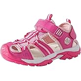 TZJS Girls Boys Sandals Kids Closed Toe Outdoor Hiking Sandal Lightweight Athletic Adjustable Straps Summer Shoes for Toddler/Little Kid