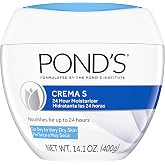 Pond's Nourishing Moisturizing Cream, Crema S, Fragrance Free, Ivory, 14.1 Oz
