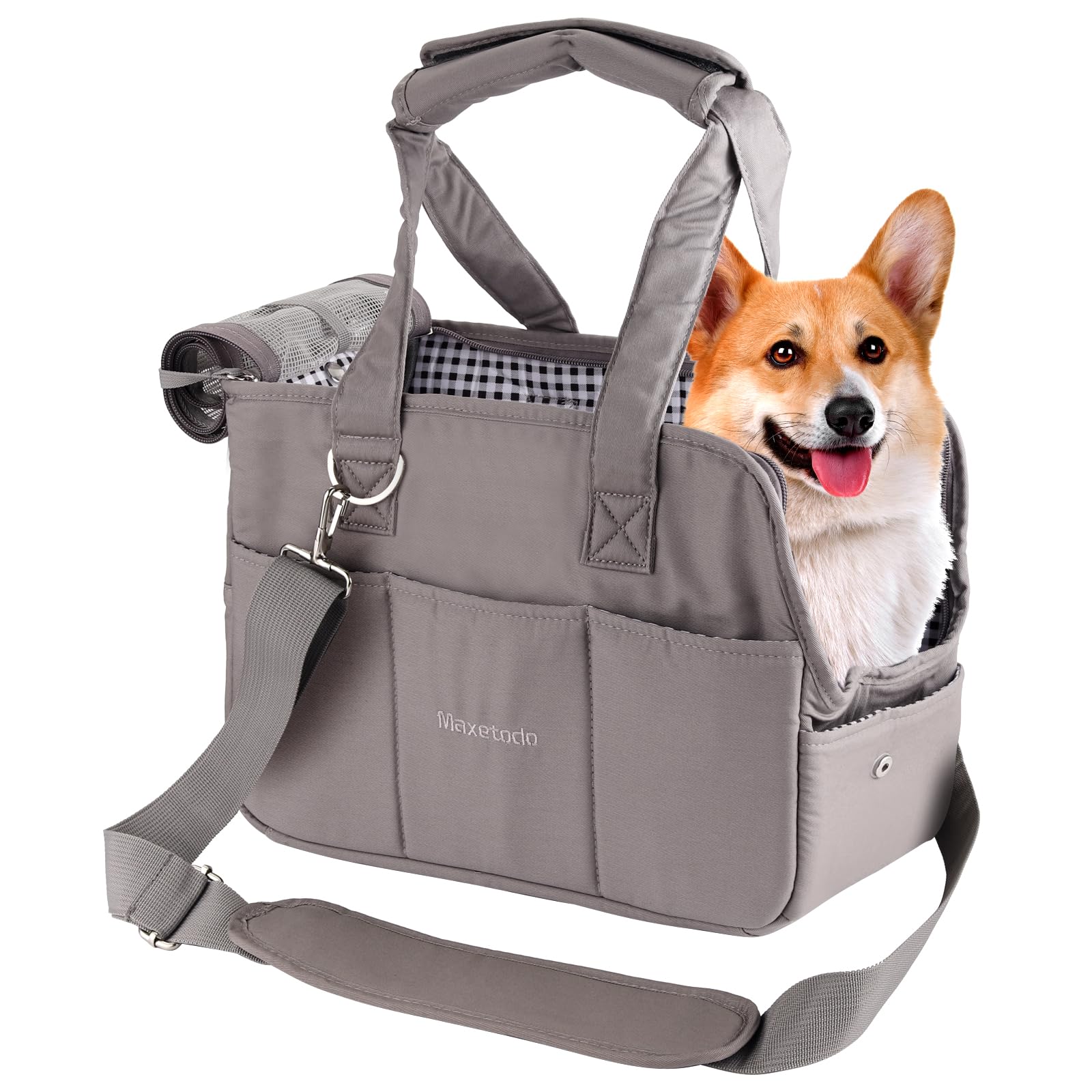 Photo 1 of Maxetodo Dog Purse Carrier for Small Dogs Cat Carrier Purse for Small Dogs (6lb),Cats (8lb),for Girls Womens Shopping,Traveling,Walking with Cats Puppies Airline Approved Pet Carrying Backpack