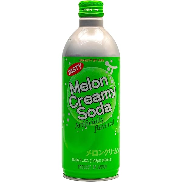 Amazon.com : Ramune Melon Cream Soda 2- 16.5oz Bottles