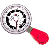 Baseline Hydraulic Pinch Gauge 50lb Capacity Hand Therapy Equipment Finger Strength Tester Physical Therapy Rehabilitation Wrist, Hand, Fingers - Red