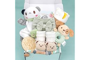 ELYSIRISE Baby Boy Gifts, Baby Shower Gifts for Boys, Baby Boy Gift Basket, Gender Reveal Gifts, Newborn Essentials Must Haves