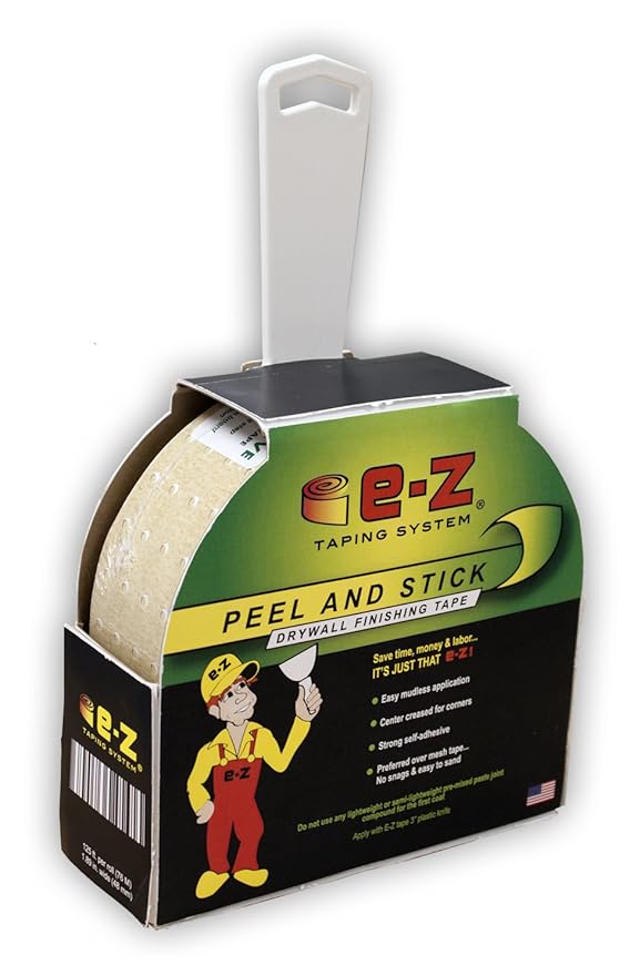 EZ Taping System 99125 125Feet x 1.89Inch Peel and Stick Drywall