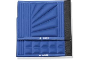 SAGEFINDS Luggage Handle Wraps, Set of 2, Padded Grip Handle Covers for Bags, Hidden ID Section, Colorful Suitcase Tag Identifier, Travel Accessories