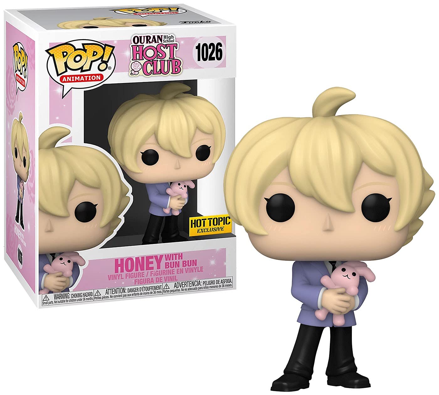 Funko pop Ouran High School Host Club Animation Honey with Bun Bun Vinyl Figure