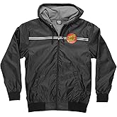 SANTA CRUZ Men's Hooded Windbreaker Jacket Classic Dot Skate Jacket